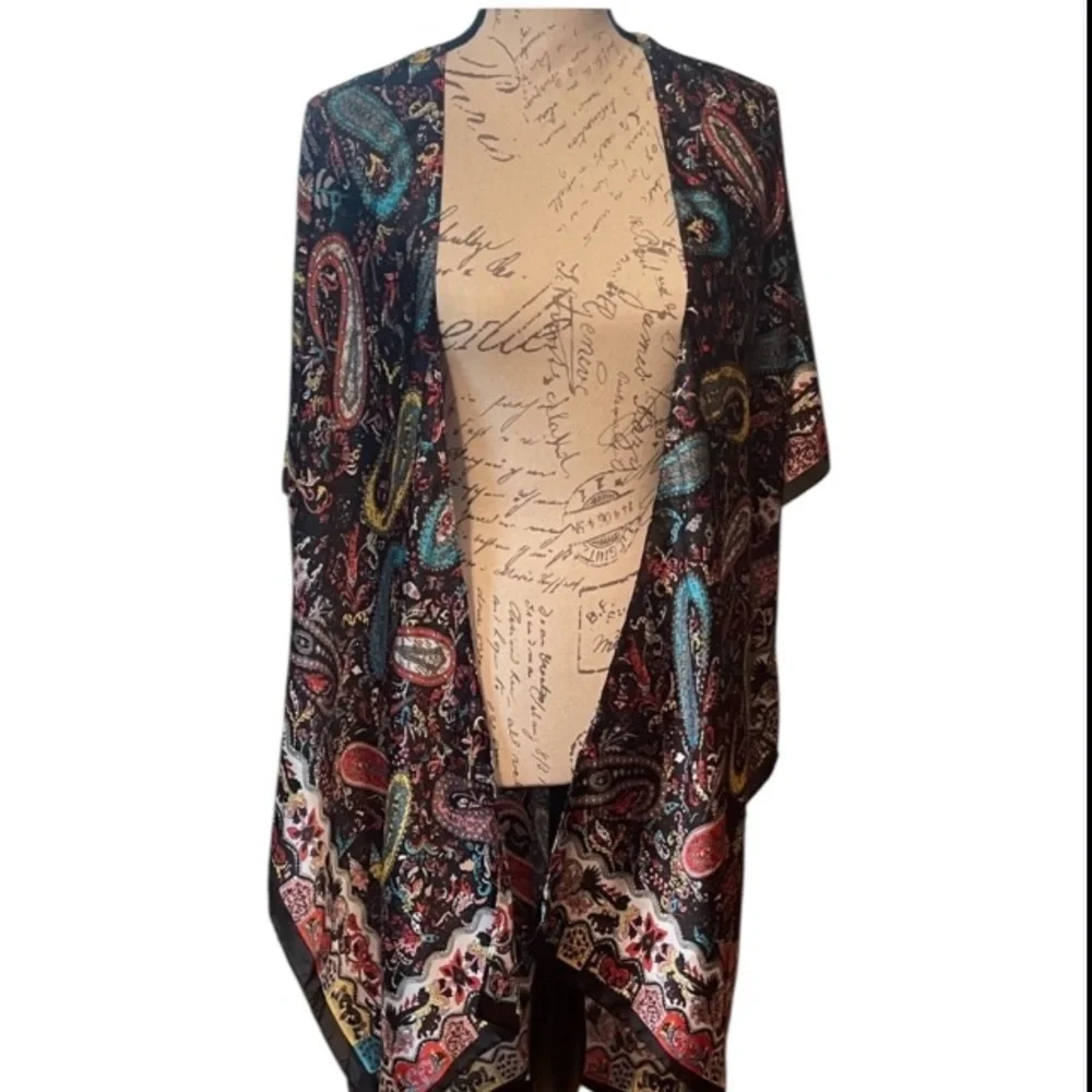 1213. Jessica McClintock Women's Kimono/Bathing Suit Cover Up.